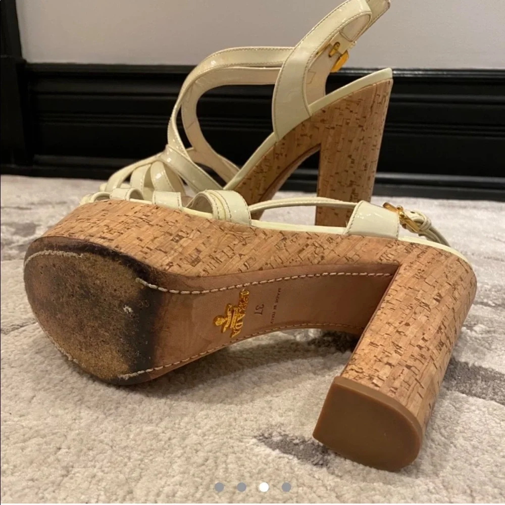 PRADA PLATFORM SANDALS - Picture 3 of 4
